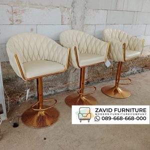 Kursi Bar Mewah Stainless Gold