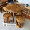 Kursi Bulat Kayu Unik Kursi Bulat Kayu Unik