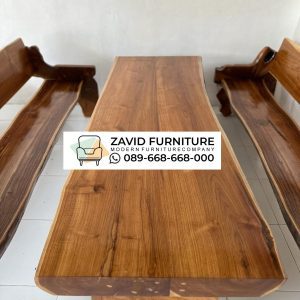 Kursi Meja Tamu Jati Utuh