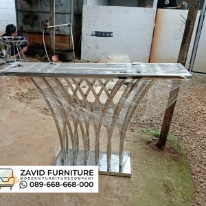 Meja Konsol Stainless Silver Meja Konsol Stainless Silver