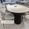 Meja Marmer Oval Meja Marmer Oval