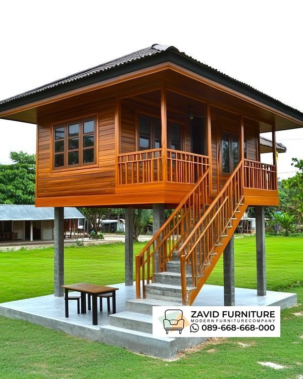 Rumah Pangung Minimalis Kayu Jati Rumah Panggung Minimalis Kayu Jati