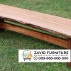 Bangku Kayu Panjang Solid
