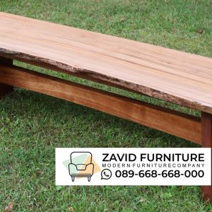 Bangku Kayu Panjang Solid