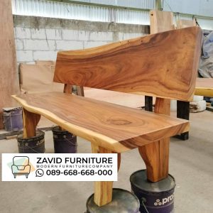 Bangku Panjang Trembesi Sandaran