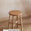 Kursi Stool Bulat Kayu Jati Kursi Stool Bulat Kayu Jati