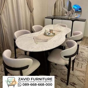 Meja Makan Batu Marmer