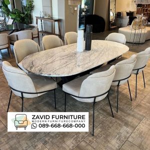 Meja Makan Marmer Import