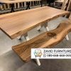 Meja Makan Kayu Trembesi Minimalis Meja Makan Kayu Trembesi Minimalis