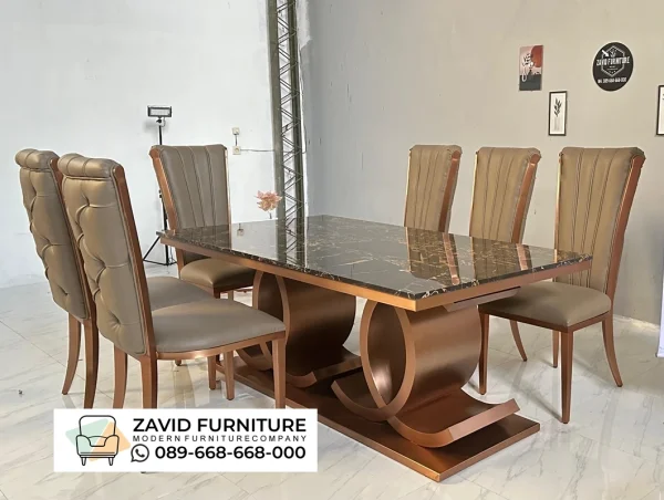 Meja Marmer 8 Kursi Meja Marmer 8 Kursi