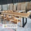 Meja Trembesi Solid Utuh