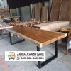 Meja Trembesi Solid Utuh