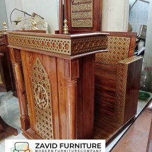 Mimbar Masjid Duduk Kayu Jati Mimbar Masjid Duduk Kayu Jati