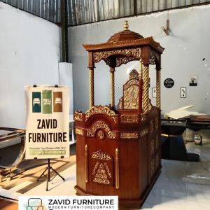 Mimbar Masjid Kubah Kayu Bogor Mewah Mimbar Masjid Kubah Kayu Bogor Mewah