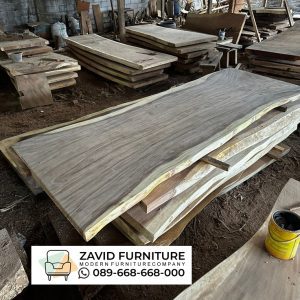 Papan Meja Makan Balok Utuh Besar Papan Meja Makan Balok Utuh Besar
