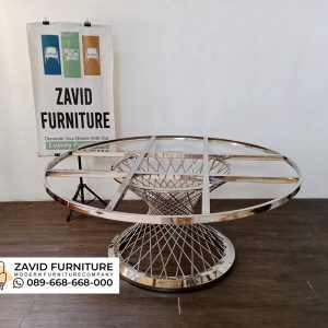 Rangka Meja Stainless Bulat Rangka Meja Stainless Bulat