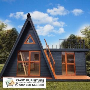 Rumah Kayu Glamping Tingkat Modern Rumah Kayu Glamping Tingkat Modern