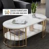Coffe Table Marmer Oval Kaki Jeruji Kota Brebes Coffe Table Marmer Oval Kaki Jeruji Kota Brebes