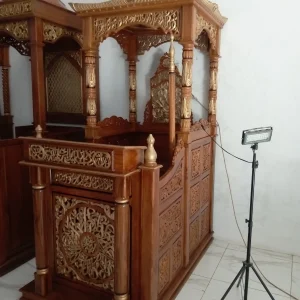 Jual Mimbar Masjid Kayu Ukir Jepara Jual Mimbar Masjid Kayu Ukir Jepara