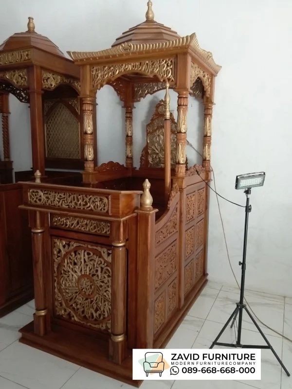 Jual Mimbar Masjid Kayu Ukir Jepara Jual Mimbar Masjid Kayu Ukir Jepara