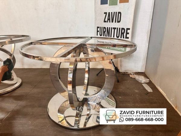 Kaki Meja Makan Stainless Bulat Kaki Meja Makan Stainless Bulat