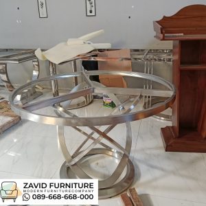 Kaki Meja Stainless Bulat Model Baru Kaki Meja Stainless Bulat Model Baru