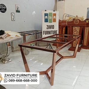 Kaki Meja Stainless Minimalis Rose Gold Kaki Meja Stainless Minimalis Rose Gold