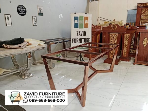 Kaki Meja Stainless Minimalis Rose Gold Kaki Meja Stainless Minimalis Rose Gold