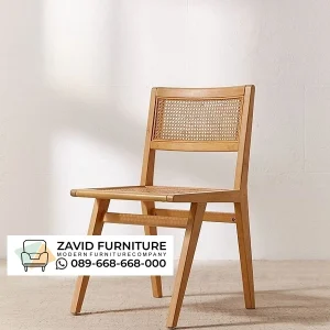 Kursi Makan Jati Rotan Alami Modern Kursi Makan Jati Rotan Alami Modern