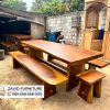 Meja Kayu Utuh Panjang Meja Kayu Utuh Panjang