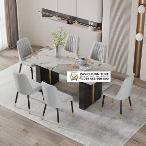 Meja Makan Marmer Kaki Stainless Banjarnegara Meja Makan Marmer Kaki Stainless Banjarnegara