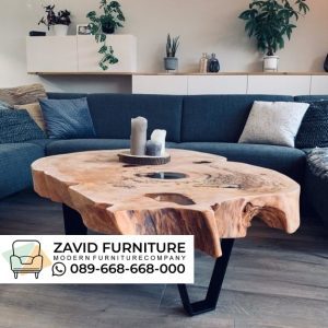 Meja Tamu Kayu Utuh Kaki Besi Bandung Meja Tamu Kayu Utuh Kaki Besi Bandung