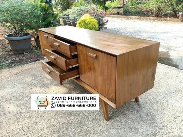 Meja Tv Kayu Jati 3 Laci Meja Tv Kayu Jati 3 Laci