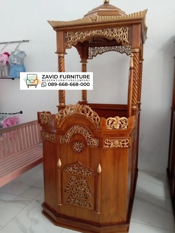 Mimbar Kubah Masjid Magelang Mimbar Kubah Masjid Magelang