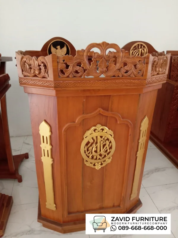 Mimbar Podium Ukiran Pekalongan Mimbar Podium Ukiran Pekalongan