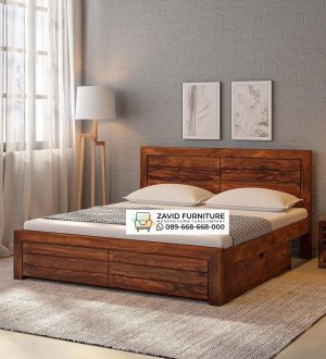 Tempat Tidur Kayu Alami Kota Klaten