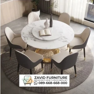 Harga Meja Makan Marmer Bulat