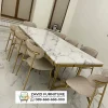 Harga Meja Makan Marmer Mewah Harga Meja Makan Marmer Bahan Mewah