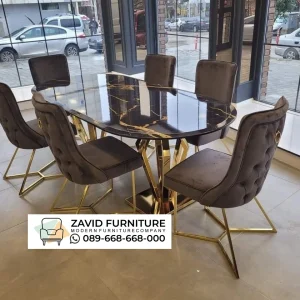 Meja Makan Marmer Minimalis Modern