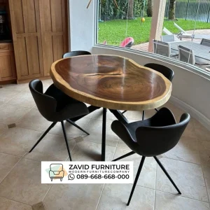Meja Makan Trembesi Bulat Meja Makan Trembesi Bulat