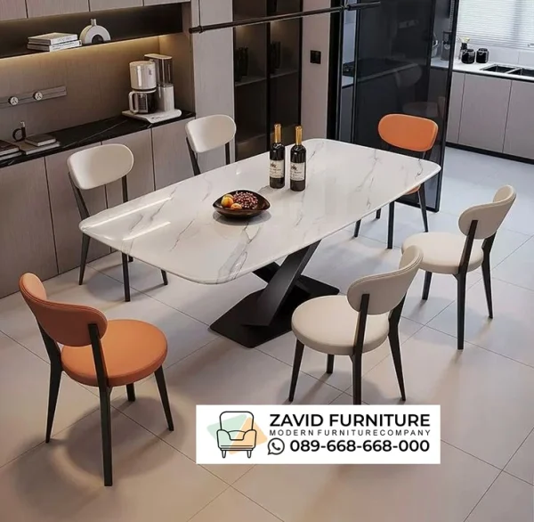 Custom Meja Makan Marmer Custom Meja Makan Marmer