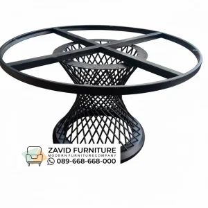 Kaki Meja Besi Bulat