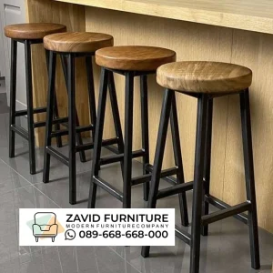 Kursi Cafe Besi Bulat