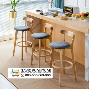 Kursi Cafe Kayu Tinggi Minimalis