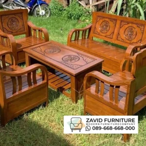 Kursi Tamu Material Kayu Jati Minimalis