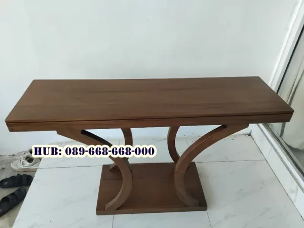 Meja Konsul Kayu Jati Minimalis Meja Konsul Kayu Jati Minimalis