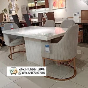 Meja Makan Marmer Putih Informa