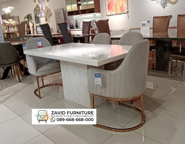 Meja Makan Marmer Putih Informa Meja Makan Marmer Putih Informa