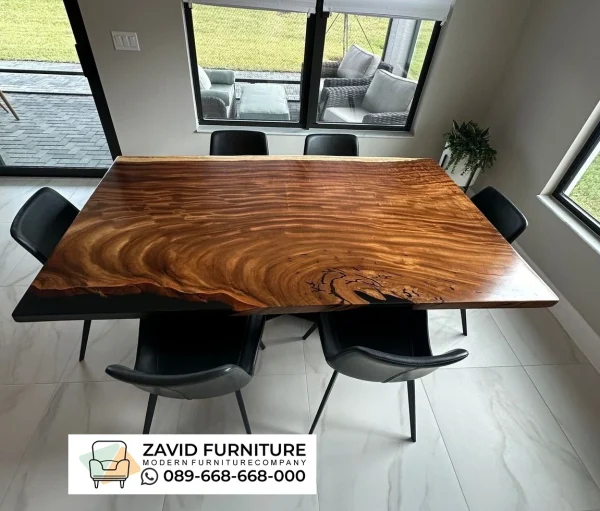Meja Trembesi Panjang Kayu Solid Meja Trembesi Panjang Kayu Solid