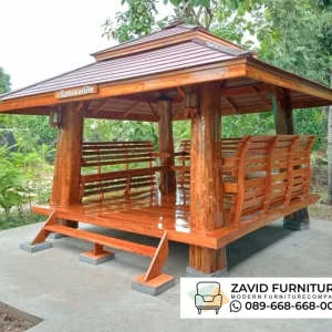 Gazebo Kayu Minimalis Gazebo Kayu Minimalis